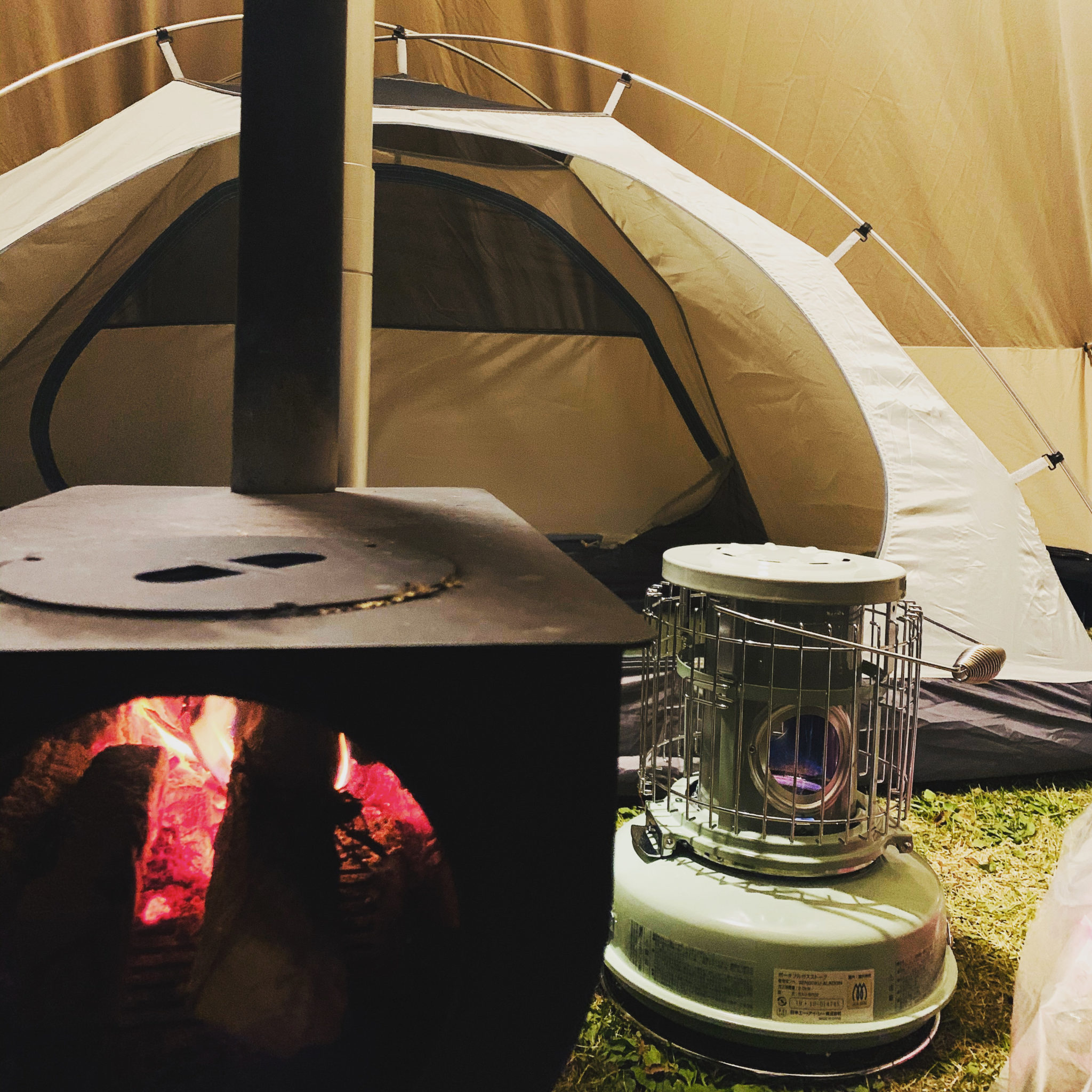 薪ストーブ 黒 アウトドア キャンプ テント サウナ コンロ 焚き火 調理 